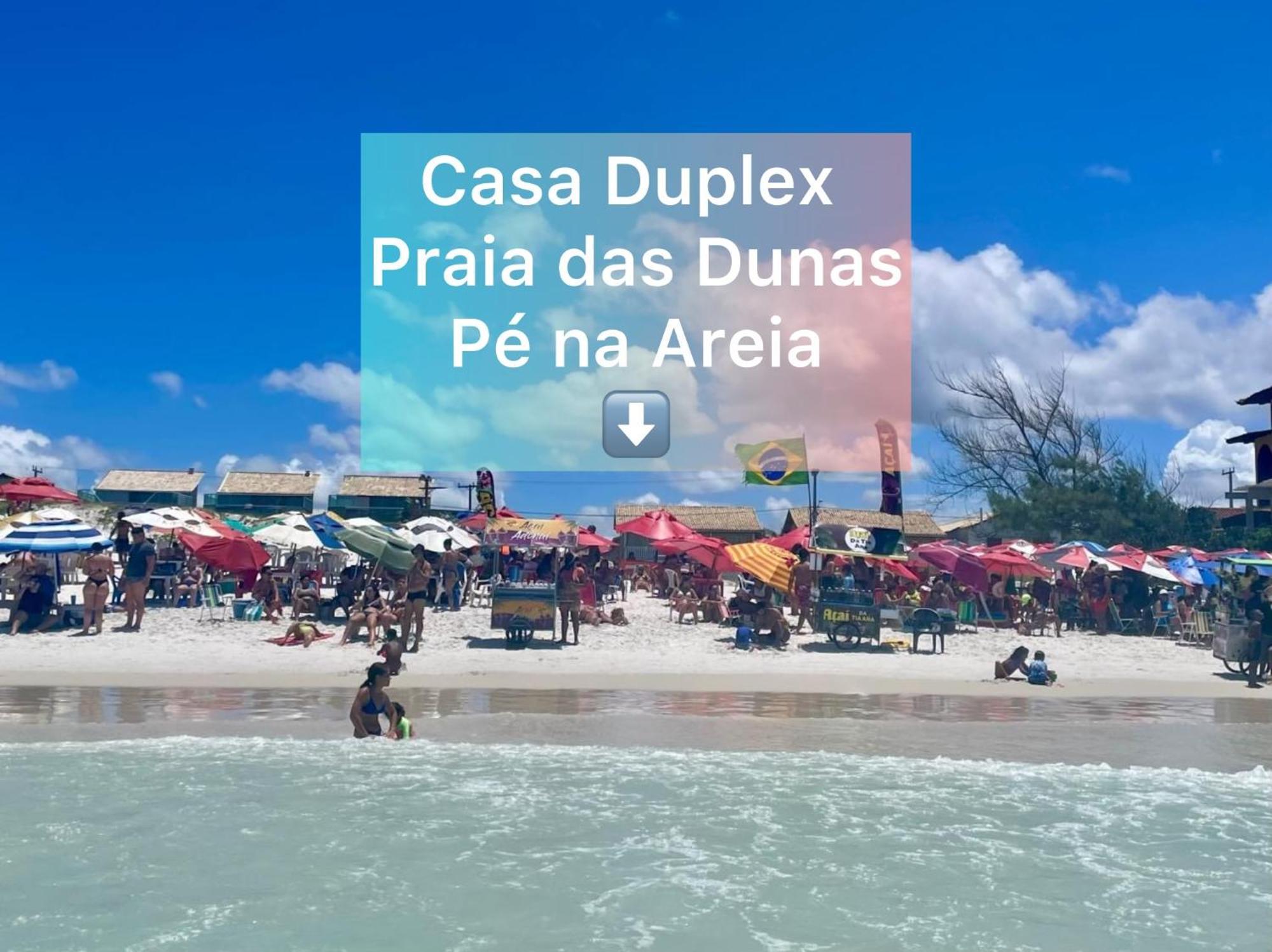 Casa Duplex Praia Das Dunas - Pe Na Areia - Ar Condicionado - Alto Padrao 카보프리우 외부 사진